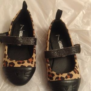 Kids Chillipop leopard shoes